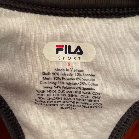 Fila Sport bra size small. New with tag - Picture 4 of 5